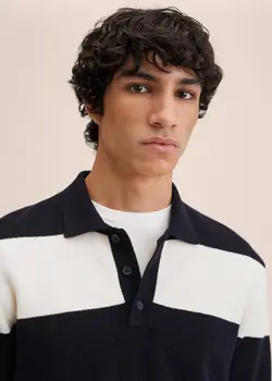 پلیور مردانه سفید تیره منگو