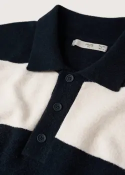 پلیور مردانه سفید تیره منگو