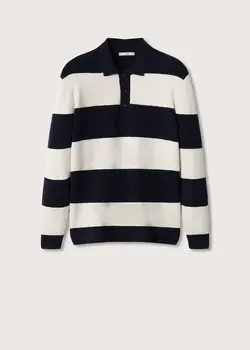 پلیور مردانه سفید تیره منگو