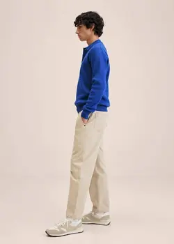 پلیور مردانه آبی منگو