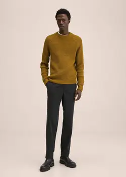 پلیور مردانه زرد منگو