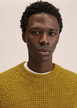 پلیور مردانه زرد منگو