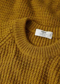پلیور مردانه زرد منگو