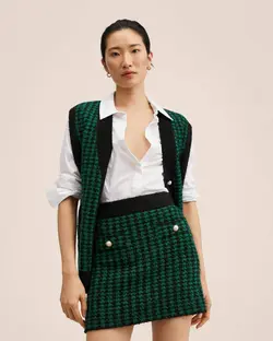 دامن زنانه سبز منگو
