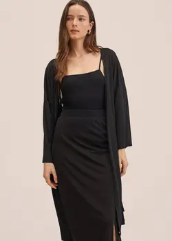 دامن زنانه مشکی منگو