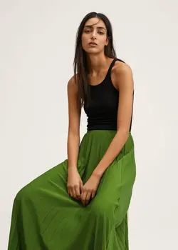 دامن زنانه سبز منگو