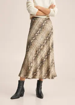 دامن زنانه بژ منگو