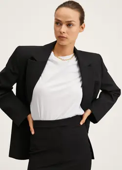 دامن زنانه مشکی منگو