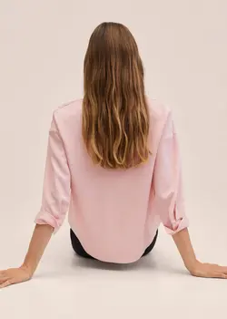 بلوز زنانه صورتی منگو