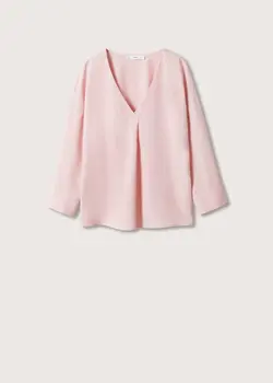 بلوز زنانه صورتی منگو