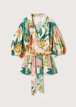 بلوز زنانه سبز منگو