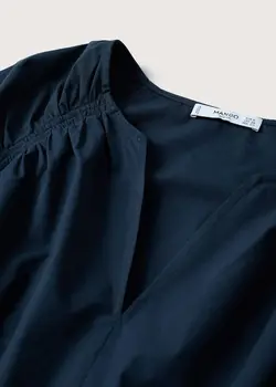 بلوز زنانه سرمه ای منگو