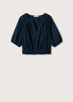 بلوز زنانه سرمه ای منگو