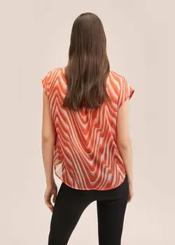 بلوز زنانه نارنجی منگو