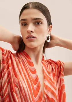 بلوز زنانه نارنجی منگو