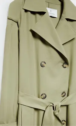 بارانی زنانه خاکی استرادیواریوس