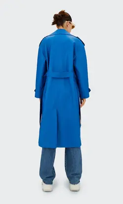 بارانی زنانه آبی استرادیواریوس