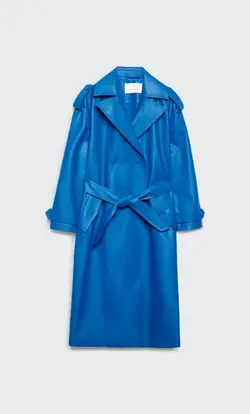 بارانی زنانه آبی استرادیواریوس