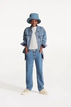 شلوار جین پسرانه آبی زارا