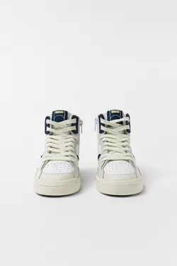 کفش کتانی پسرانه سفید زارا