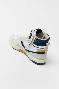 کفش کتانی پسرانه سفید زارا