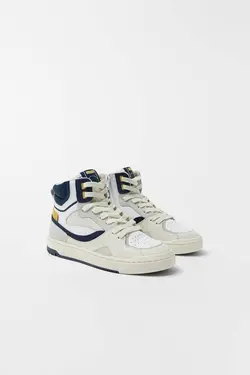 کفش کتانی پسرانه سفید زارا