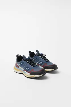 کفش کتانی پسرانه آبی زارا