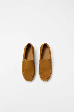 کفش کتانی پسرانه قهوه اب زارا