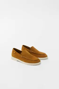 کفش کتانی پسرانه قهوه اب زارا