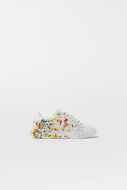 کفش کتانی|دمپایی پسرانه سفید زارا