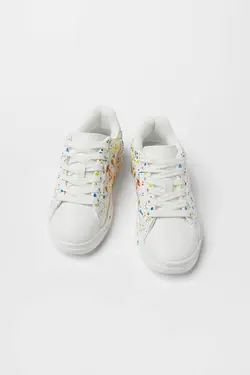 کفش کتانی|دمپایی پسرانه سفید زارا