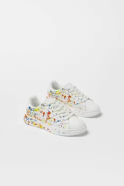 کفش کتانی|دمپایی پسرانه سفید زارا