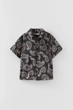 پیراهن پسرانه مشکی زارا