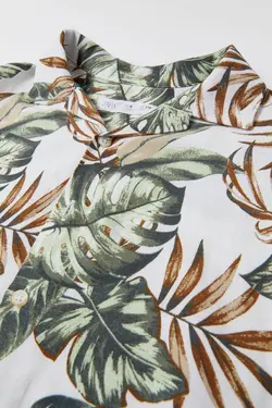 پیراهن پسرانه سبز زارا