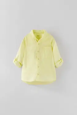 پیراهن پسرانه زرد زارا