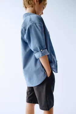 پیراهن پسرانه آبی زارا