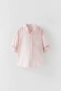 پیراهن پسرانه قرمز زارا