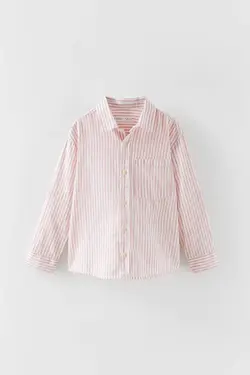 پیراهن پسرانه قرمز زارا