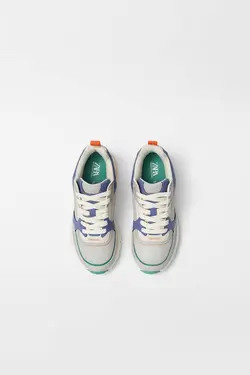 کفش کتانی|دمپایی پسرانه خاکستری زارا