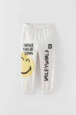 شلوار اسلش دخترانه سفید زارا