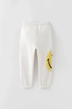 شلوار اسلش دخترانه سفید زارا