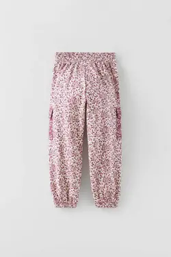 شلوار اسلش دخترانه صورتی زارا