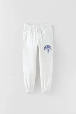 شلوار اسلش دخترانه سفید زارا