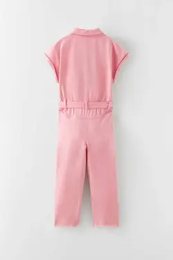 پیراهن و سارافون دخترانه  صورتی زارا