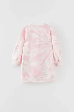 پیراهن و سارافون دخترانه  صورتی زارا