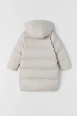 جلیقه پافر دخترانه بژ زارا