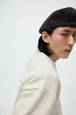 پلیور مردانه سفید زارا