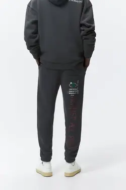 شلوار جاگر مردانه خاکستری زارا