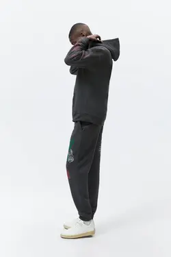 شلوار جاگر مردانه خاکستری زارا