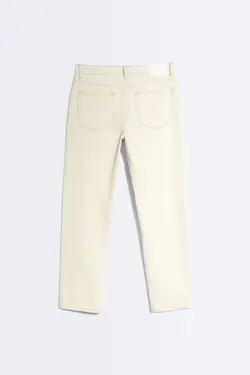 شلوار جین ریلکس فیت مردانه سفید زارا